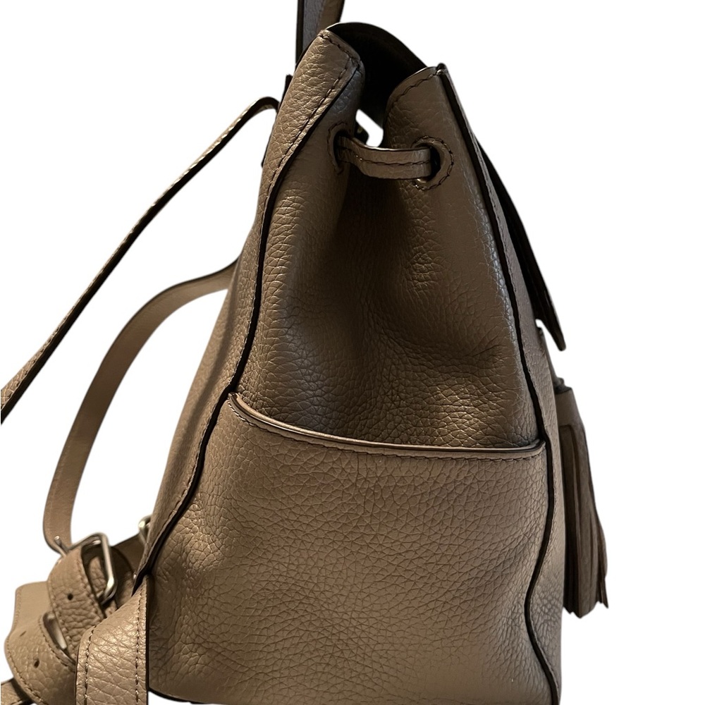 Tory Burch Tan Leather Backpack - Picture 3 of 13